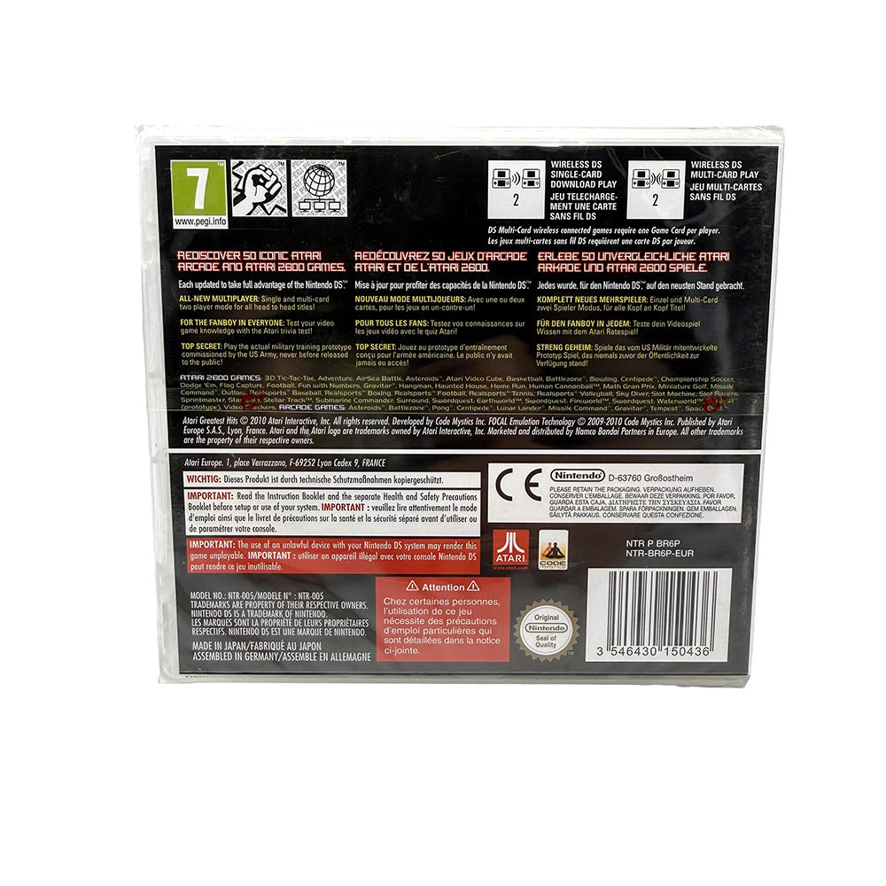 Atari Greatest Hits Volume 1 Nintendo DS (Neuf sous blister)