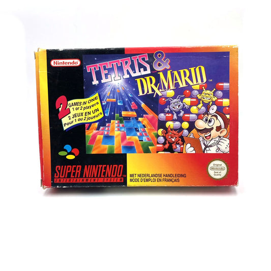 Tetris & Dr Mario Super Nintendo