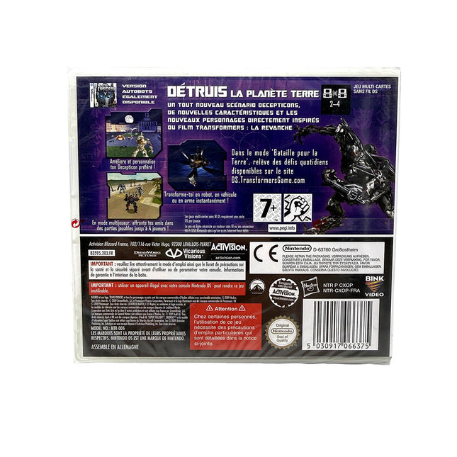 Transformers Revenge of the Fallen Decepticons Nintendo DS (New in blister pack)