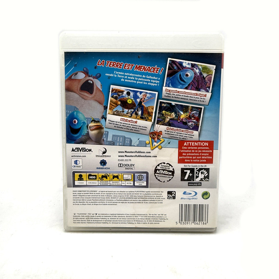 DreamWorks Monsters Contre Aliens Playstation 3