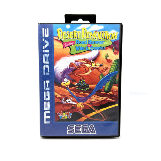 Desert Demolition Starring Road Runner And Wile E. Coyote Sega Megadrive