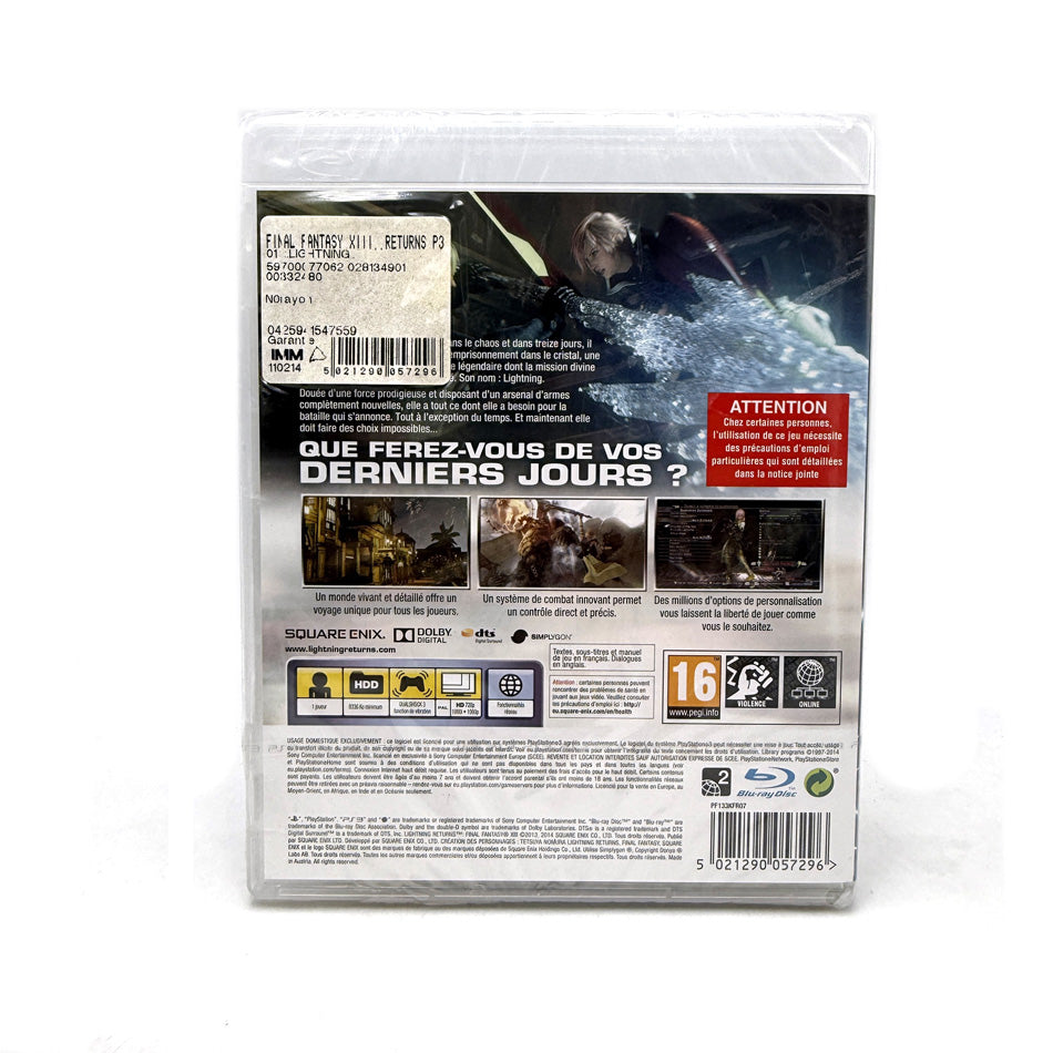 Final Fantasy XIII Lightning Returns Playstation 3 (Neuf sous blister)