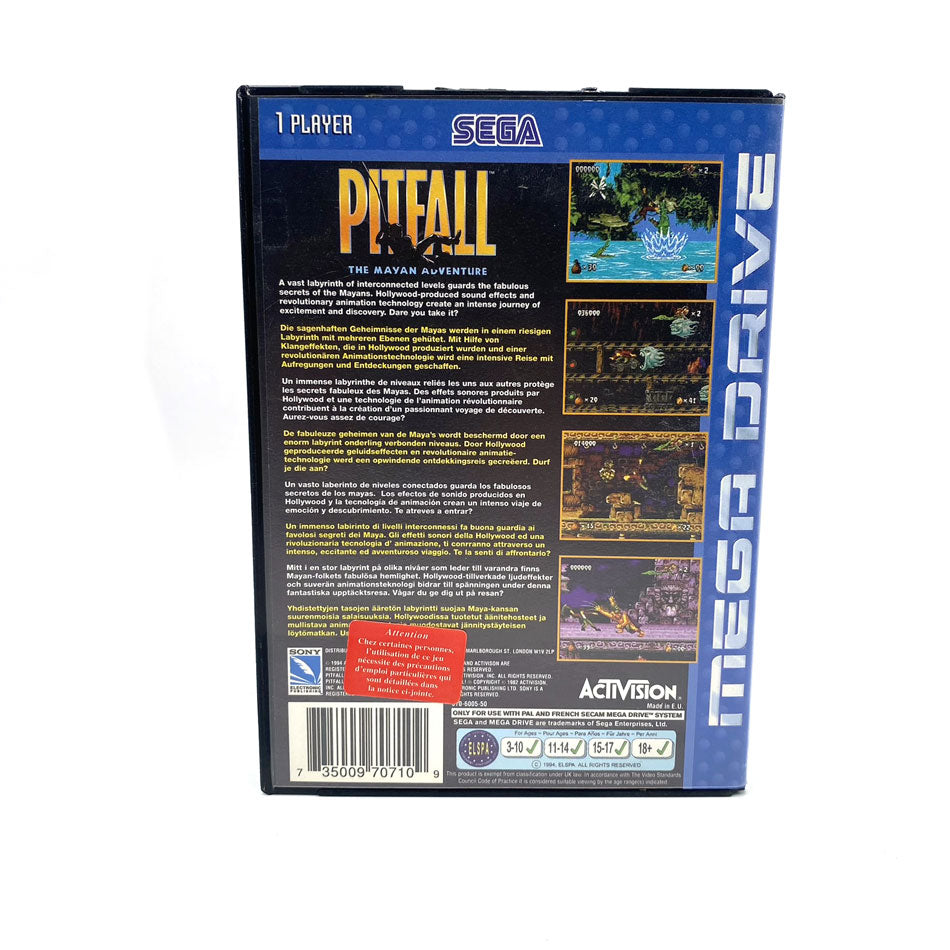 Pitfall The Mayan Adventure Sega Megadrive