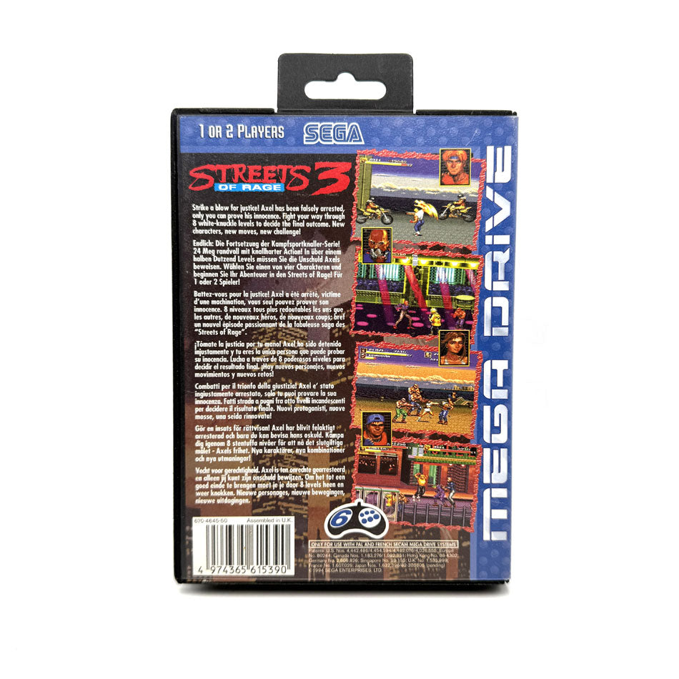 Streets Of Rage 3 Sega Megadrive