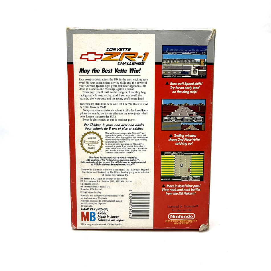 Corvette ZR-1 Challenge Nintendo NES
