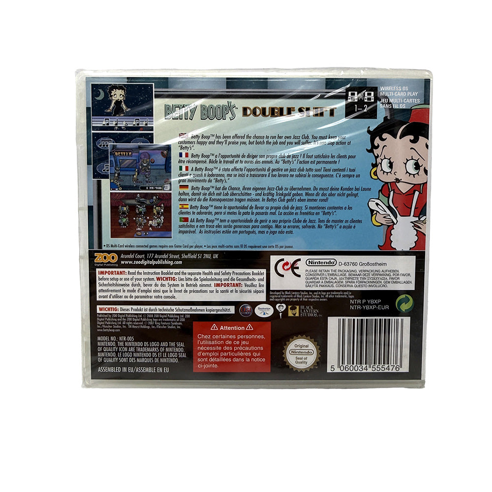 Betty Boop's Double Shift Nintendo DS