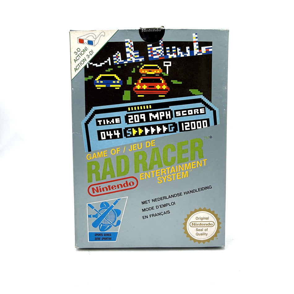 Rad Racer End Rad Racer Nintendo NES (with 3D glasses) – Retromania