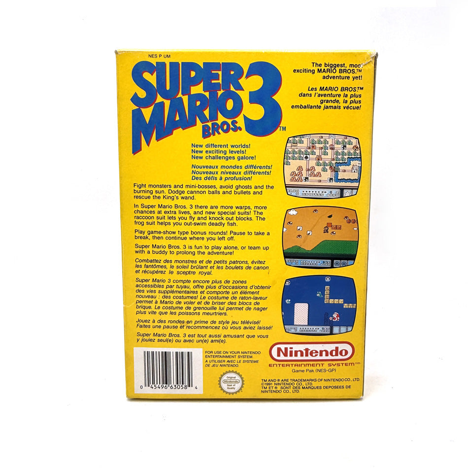 Super Mario Bros 3 Nintendo NES