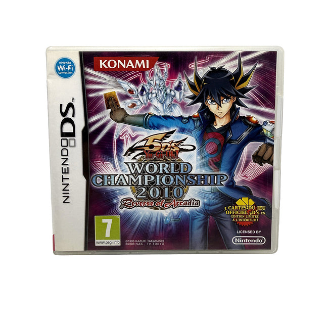 Boite et notices Yu-Gi-Oh! 5D's World Championship 2010 Reverse of Arcadia Nintendo DS (avec cartes)