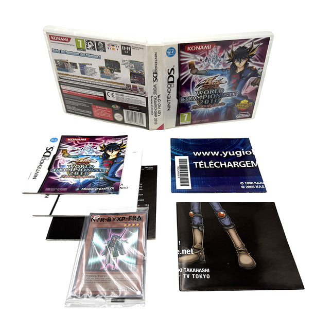 Boite et notices Yu-Gi-Oh! 5D's World Championship 2010 Reverse of Arcadia Nintendo DS (avec cartes)