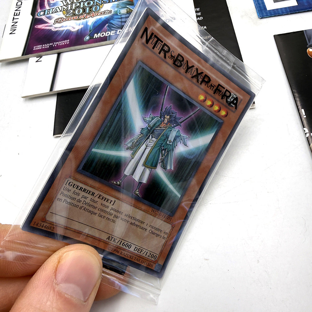 Boite et notices Yu-Gi-Oh! 5D's World Championship 2010 Reverse of Arcadia Nintendo DS (avec cartes)