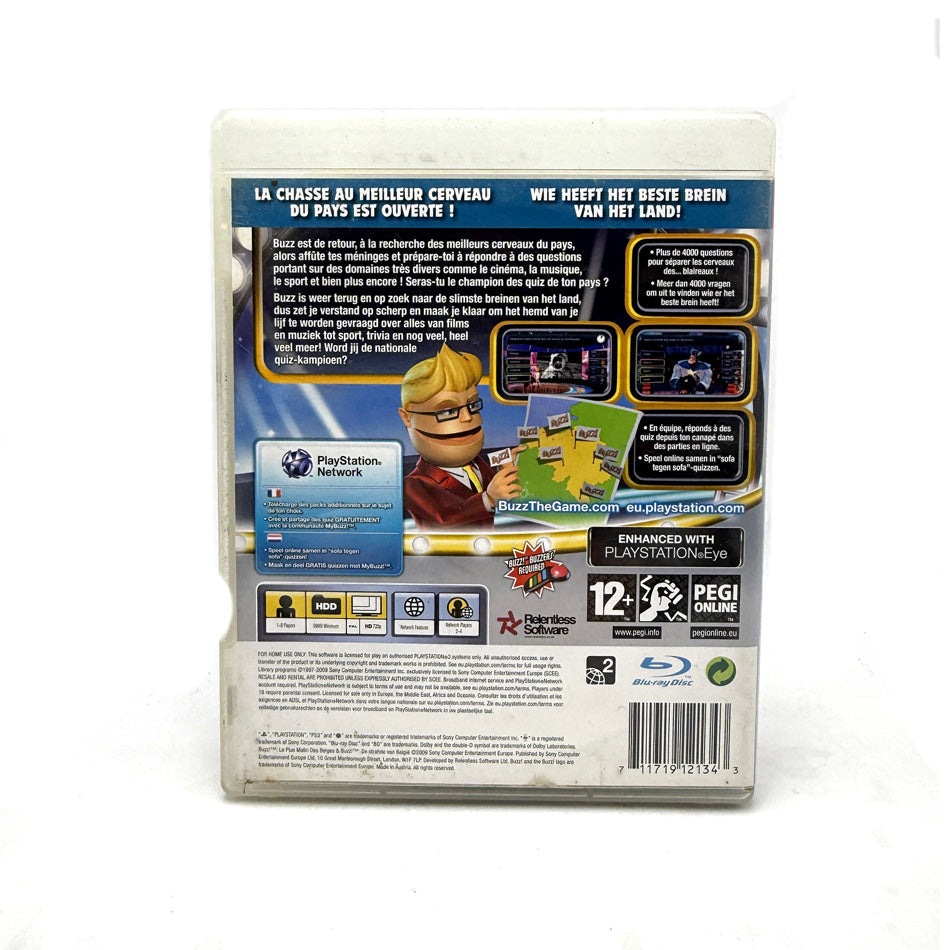 Buzz! Le plus malin des Belges Playstation 3