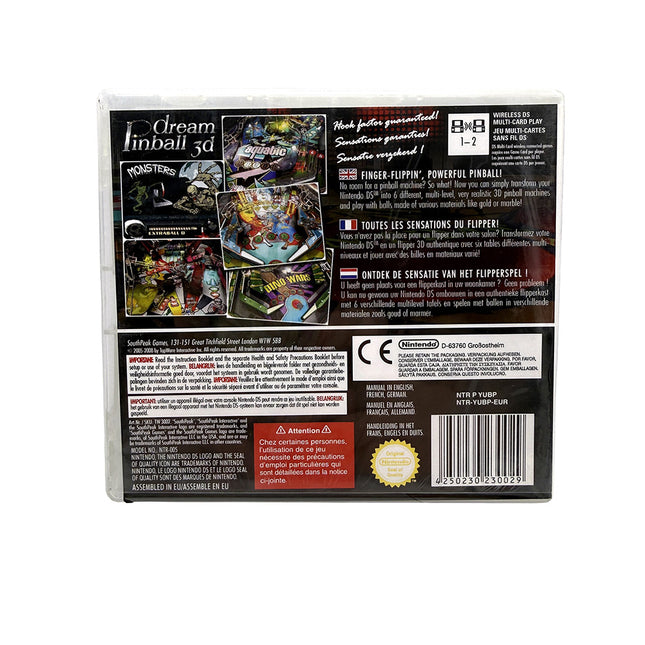 Dream Pinball 3D Nintendo DS (Neuf sous blister)