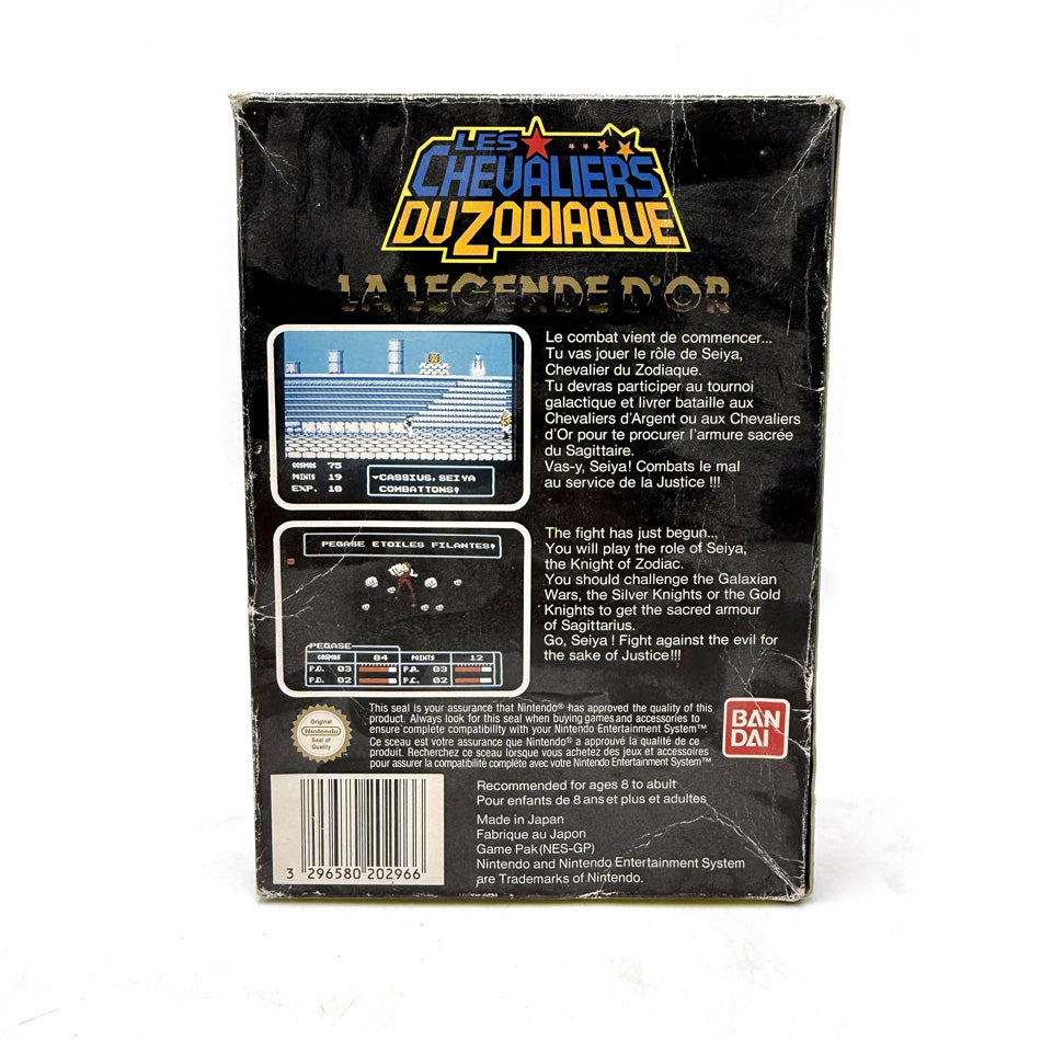 Les Chevaliers du Zodiaque La Légende d'Or Nintendo NES