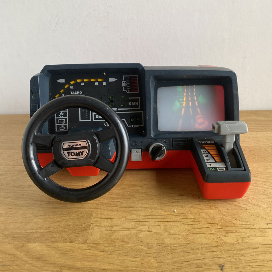 Tomy Racing Cockpit Turbo Vintage 1985