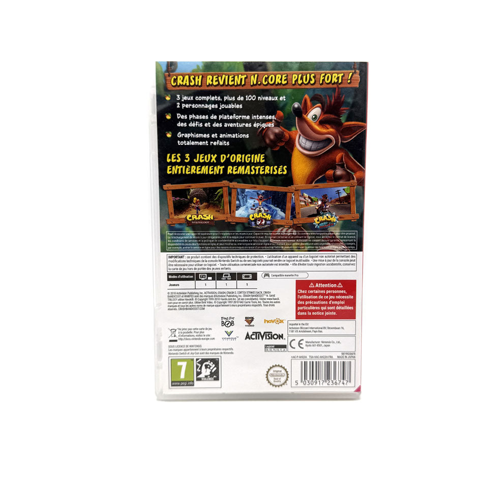 Crash Bandicoot N-Sane Trilogy Nintendo Switch