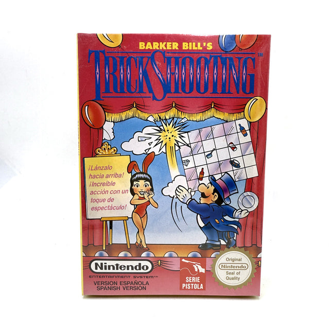 Barker Bill's Trick Shooting Nintendo NES (RARE)