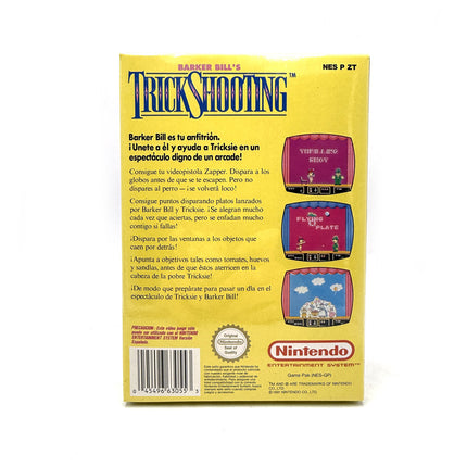 Barker Bill's Trick Shooting Nintendo NES (RARE)
