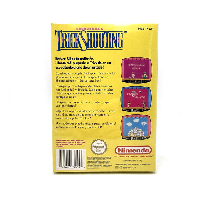 Barker Bill's Trick Shooting Nintendo NES (RARE)
