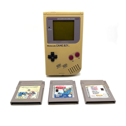 Console Nintendo Game Boy FAT + 3 jeux