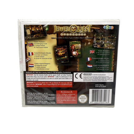 Jewel Quest Mysteries Jewel Quest + Mysteryville Nintendo DS (Neuf sous blister)