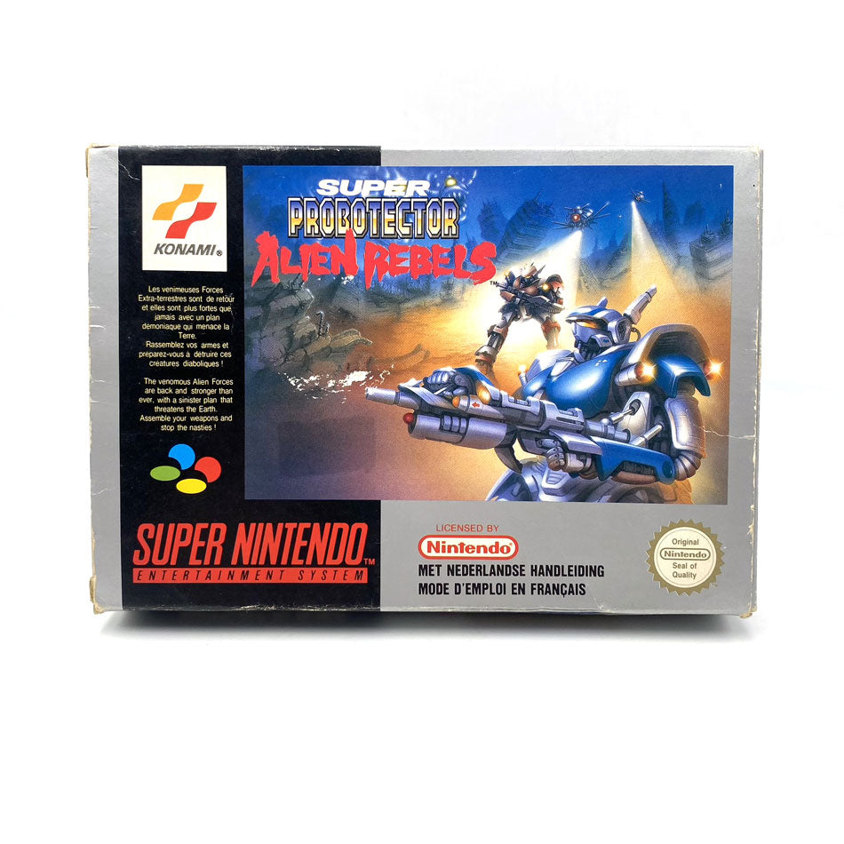 Super Probotector Alien Rebels Super Nintendo