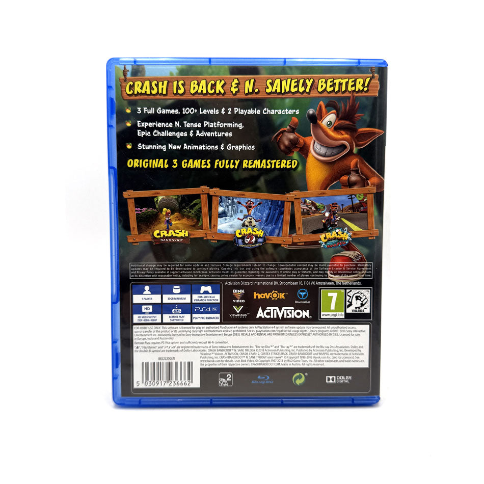 Crash Bandicoot N-Sane Trilogy Playstation 4