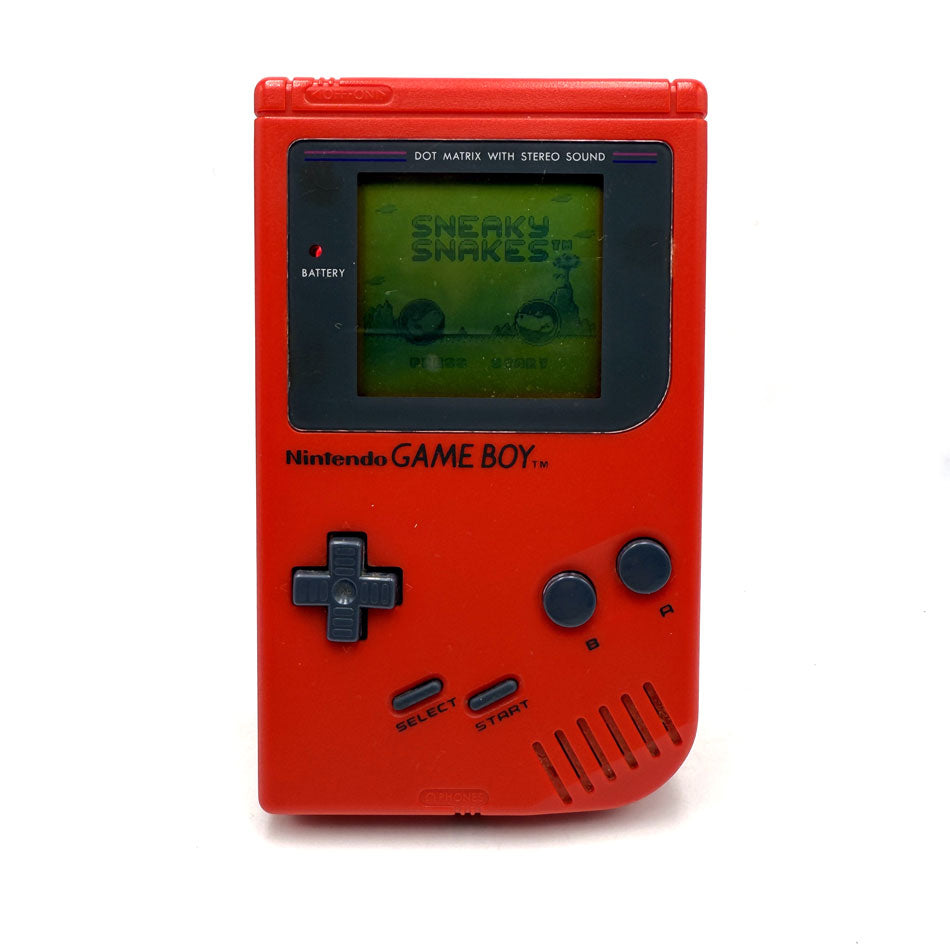 Console Nintendo Game Boy FAT Red Play It Loud