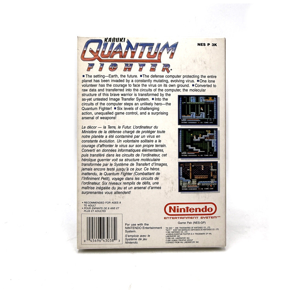 Kabuki Quantum Fighter Nintendo NES