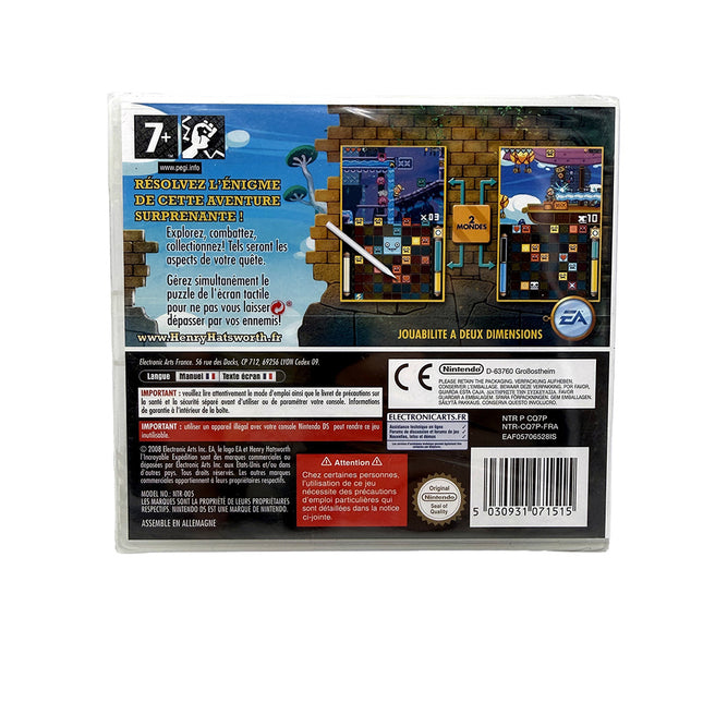 Henry Hatsworth L'Incroyable Expédition Nintendo DS (Neuf sous blister) - RARE