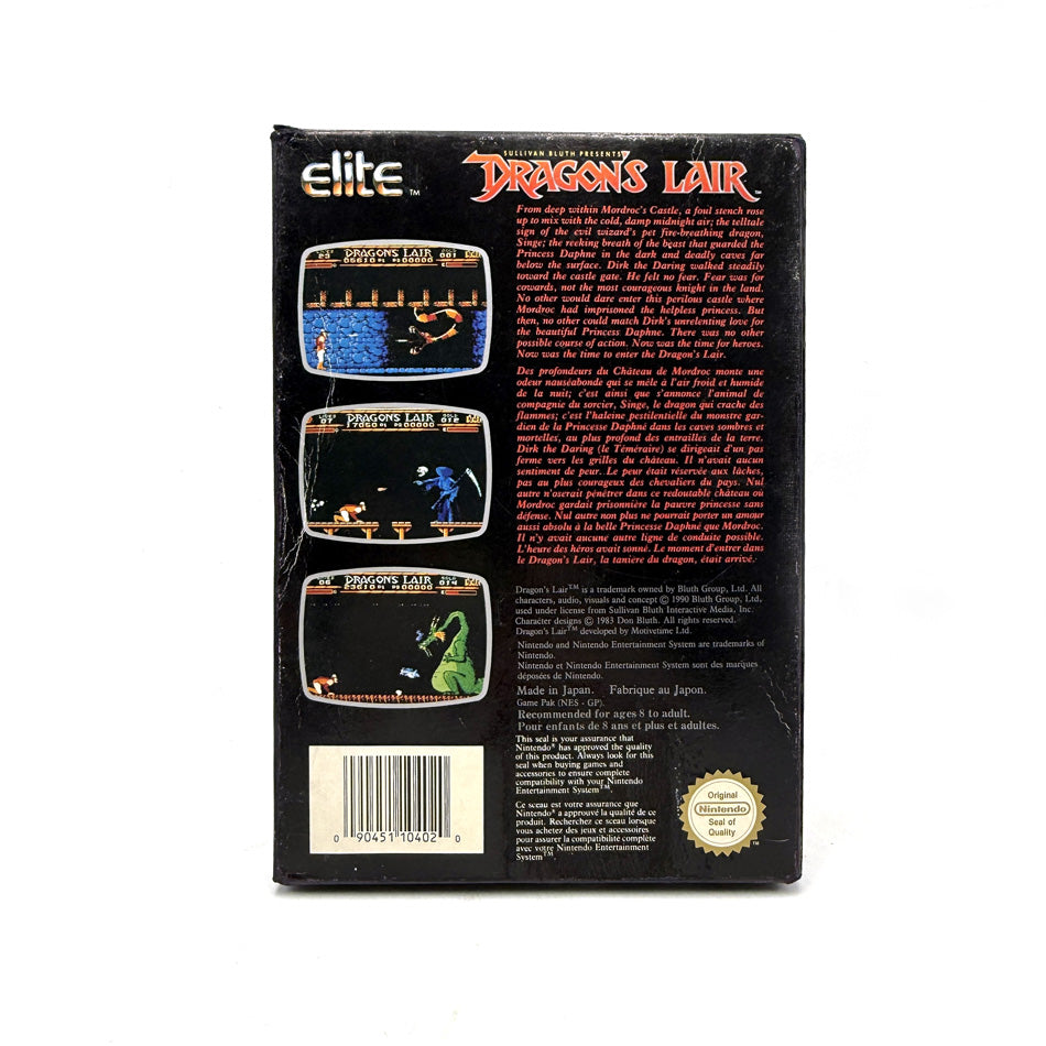 Dragon's Lair Nintendo NES