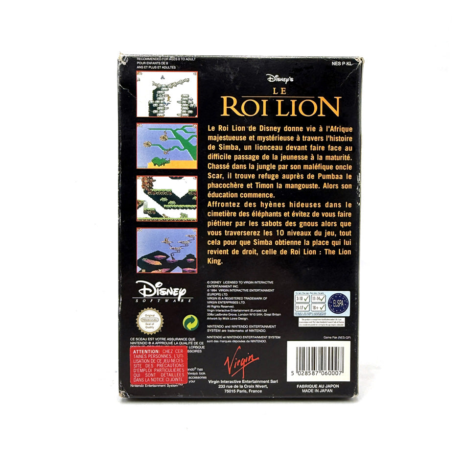 Le Roi Lion Nintendo NES