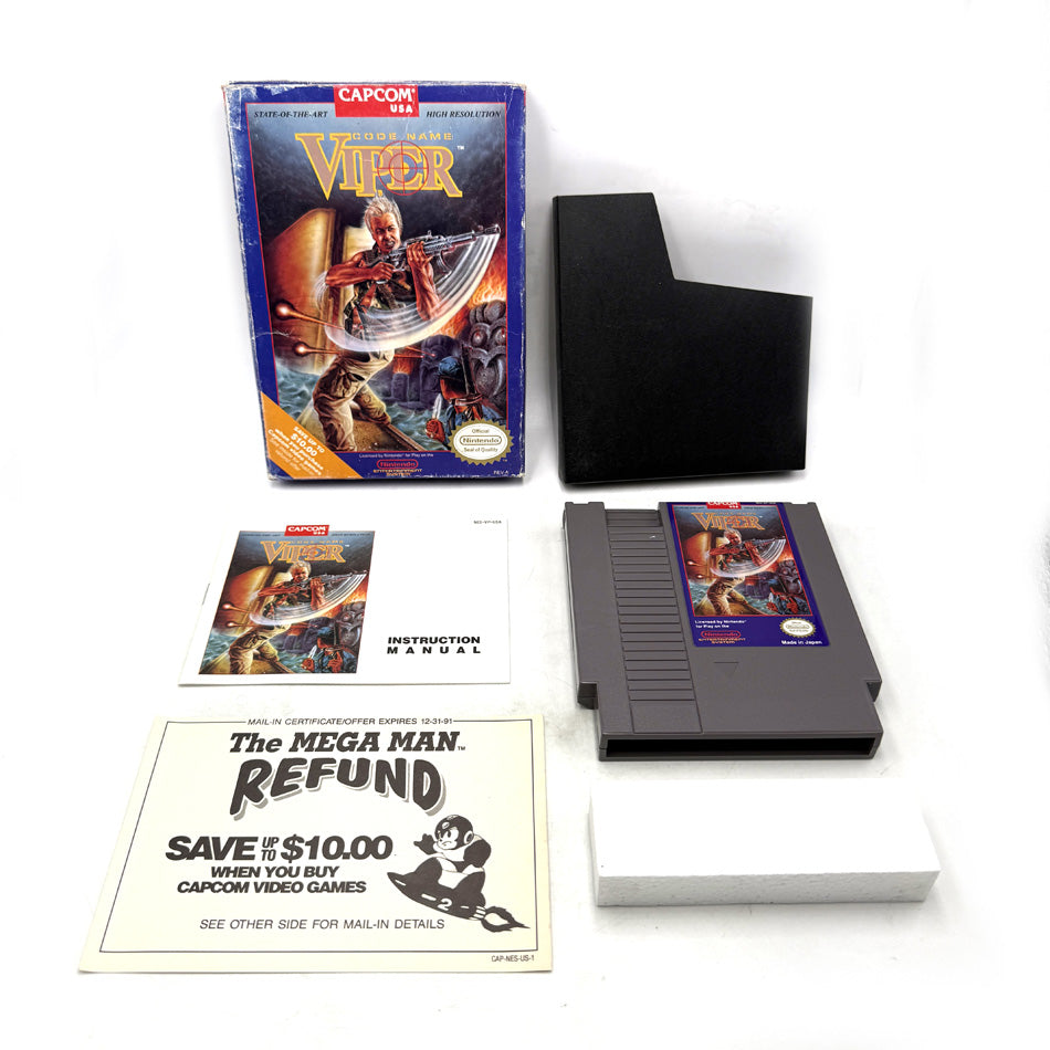 Code Name Viper Nintendo NES 