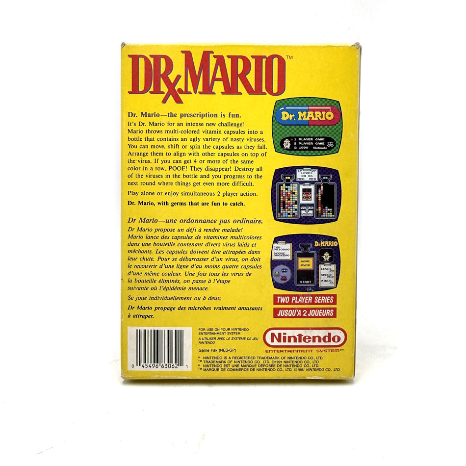 Dr. Mario Nintendo NES