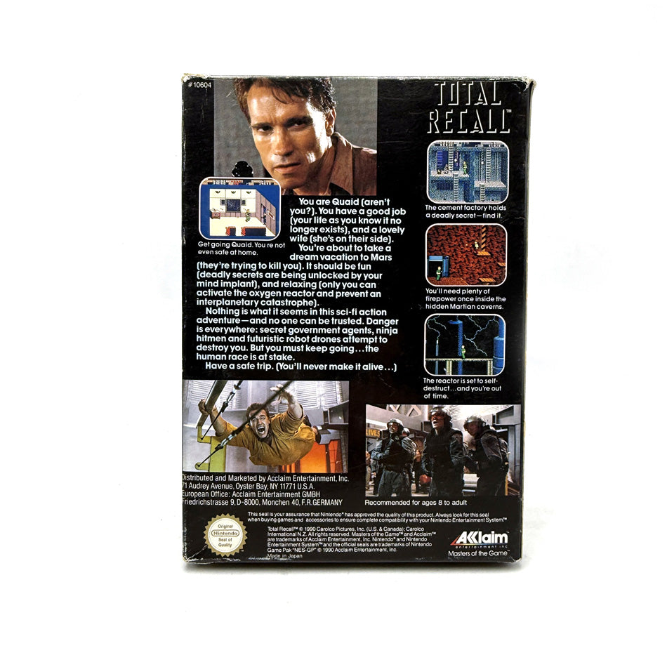 Total Recall Nintendo NES
