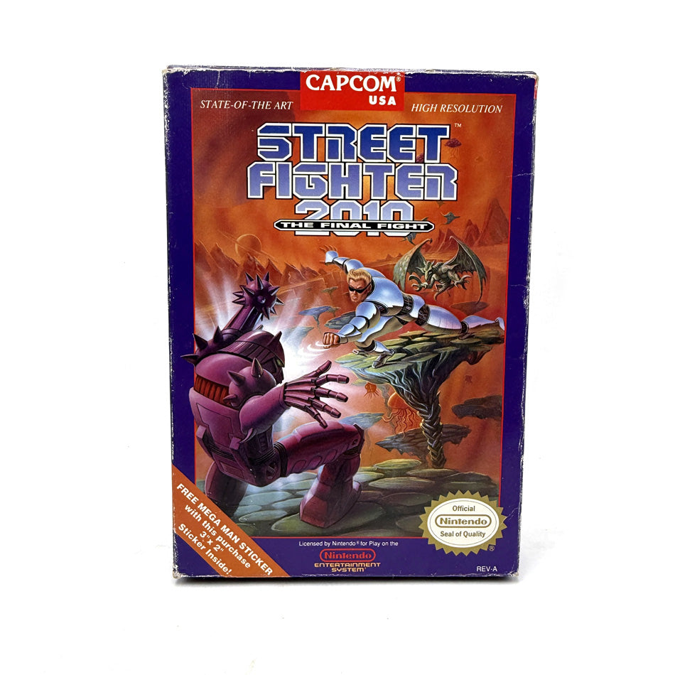 Street Fighter 2010 The Final Fight Nintendo NES