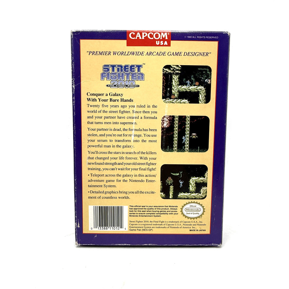Street Fighter 2010 The Final Fight Nintendo NES