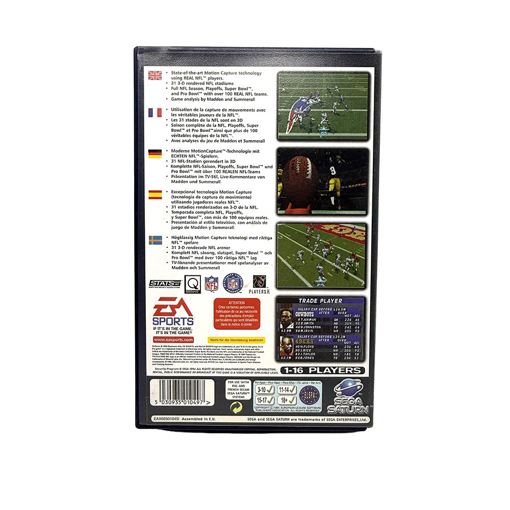 Madden NFL 97 Sega Saturn