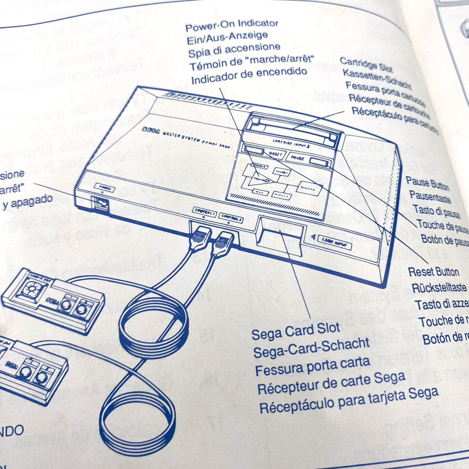 3 notices pour Sega Master System