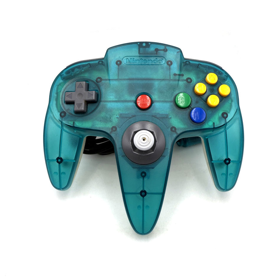 Manette Nintendo 64 Ice Clear Blue Funtastic