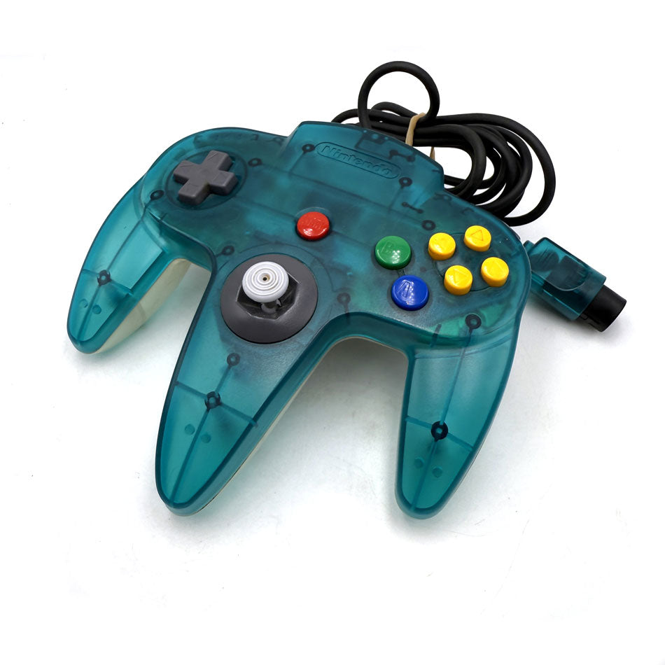 Manette Nintendo 64 Ice Clear Blue Funtastic