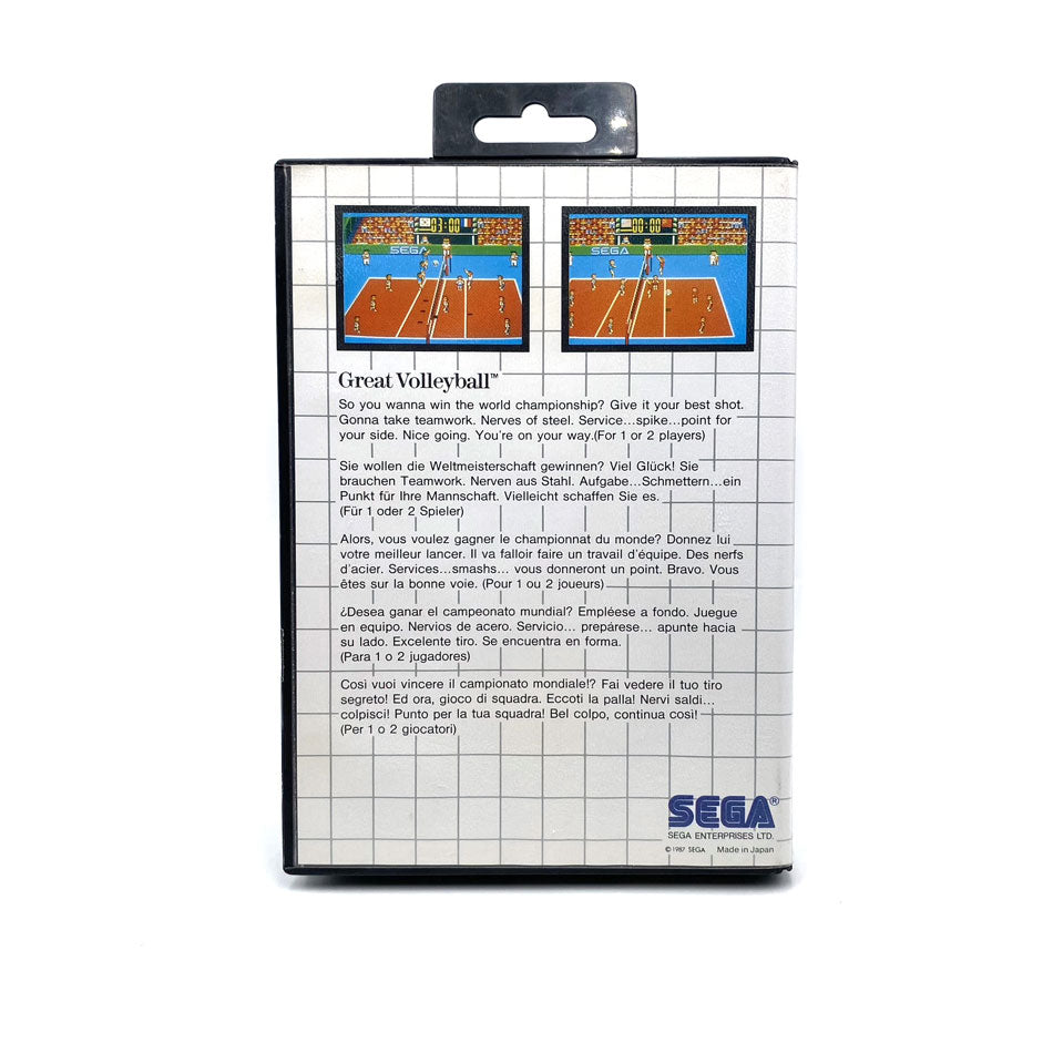 Great Volleyball Sega Master System