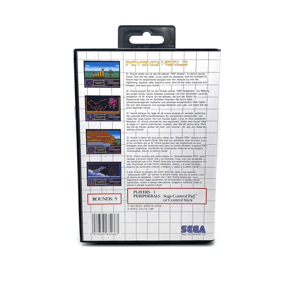 Psychic World Sega Master System