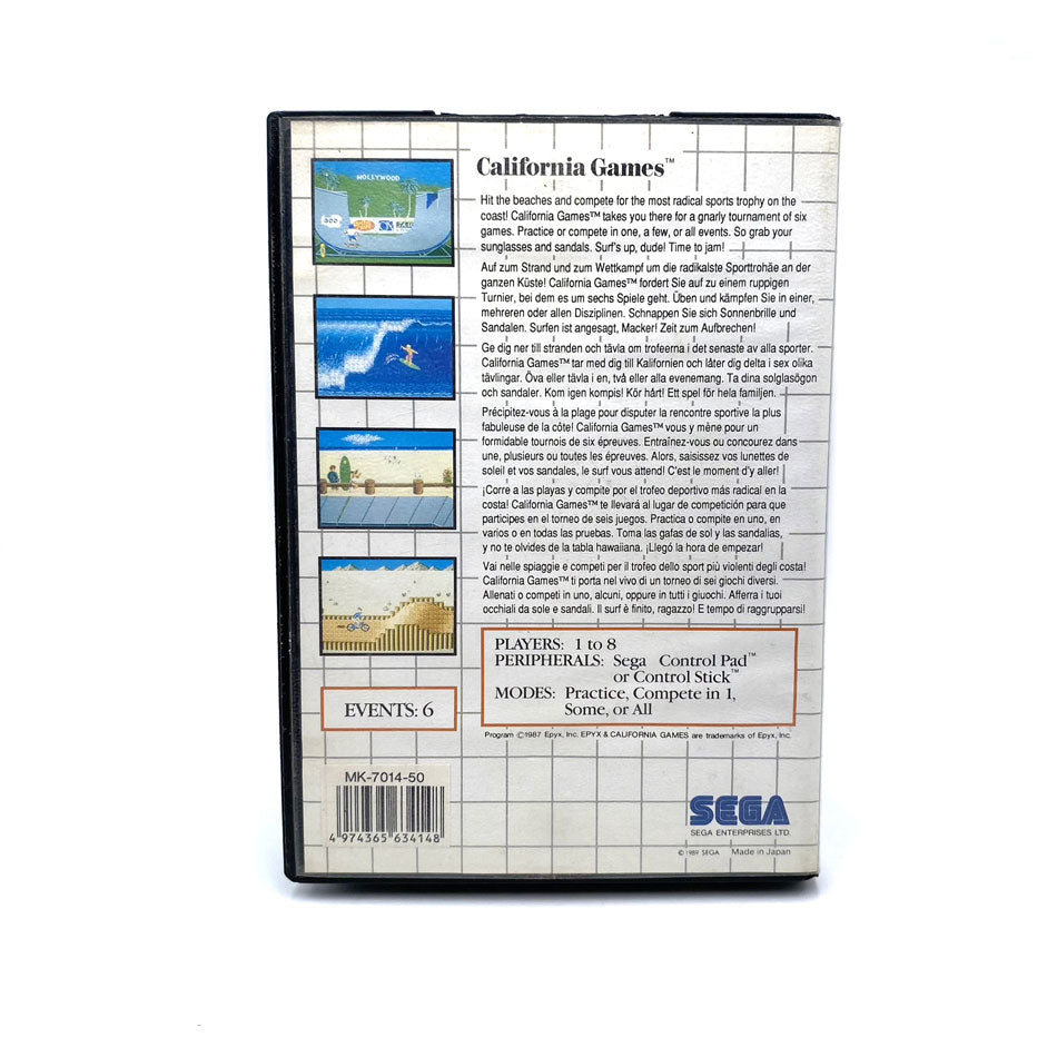 California Games Sega Master System