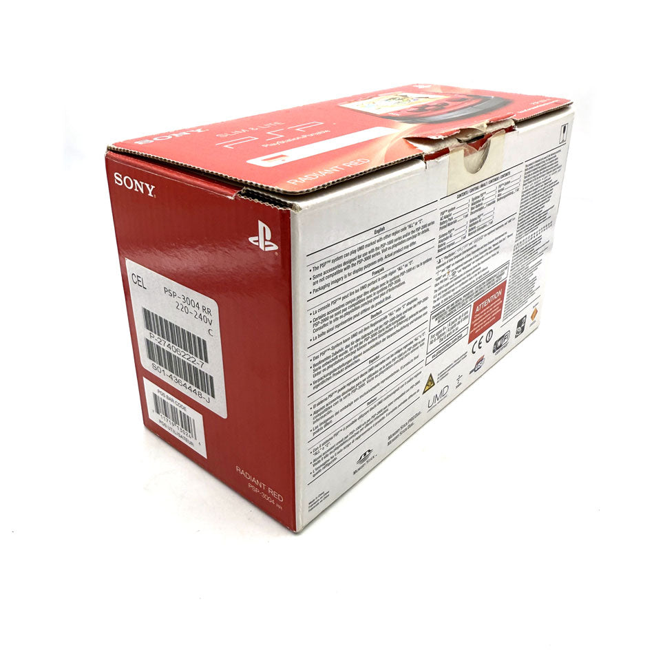 Console Playstation PSP 3004 Slim & Lite Radiant Red (+ 2 jeux)