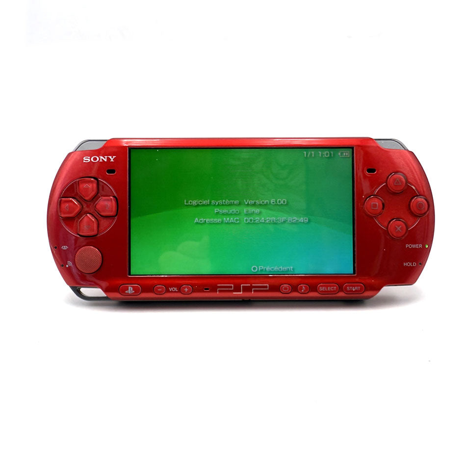 Console Playstation PSP 3004 Slim & Lite Radiant Red (+ 2 jeux)