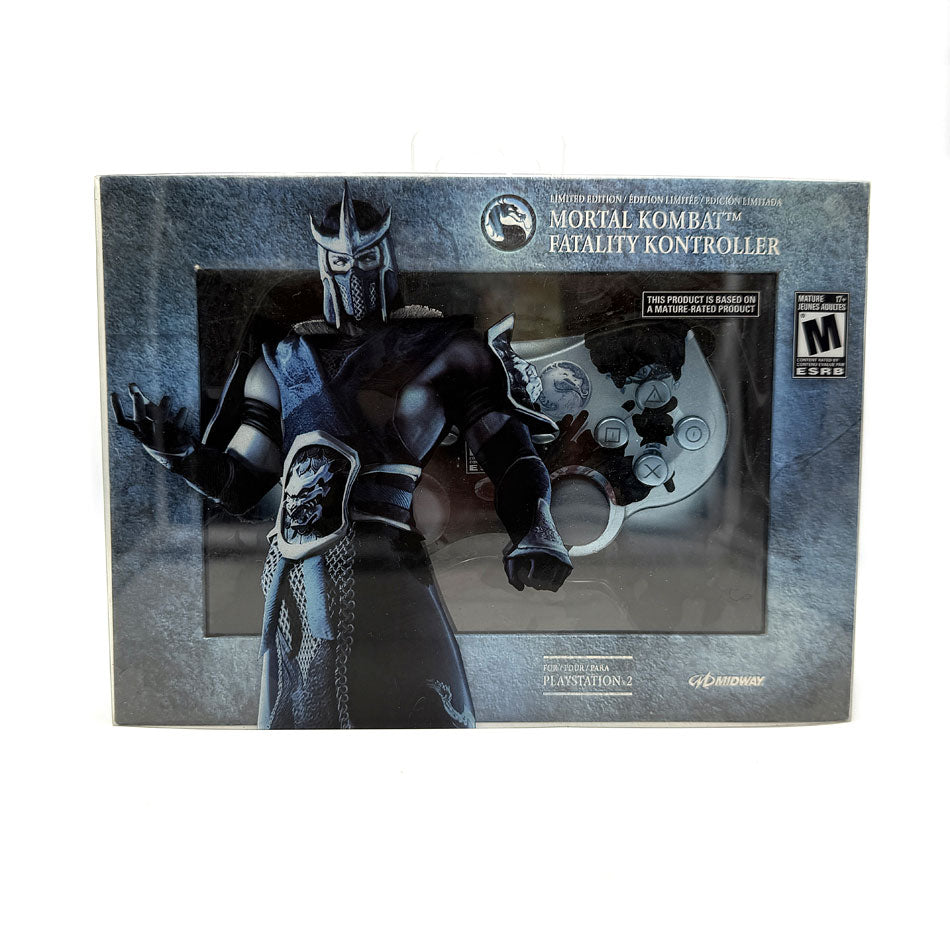 Manette Mortal Kombat Fatality Kontroller Sub-Zero Playstation 2 Edition Limitée