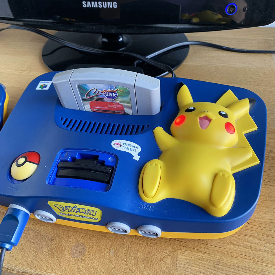 Console Nintendo 64 Pokemon Pikachu Special Edition (RARE)