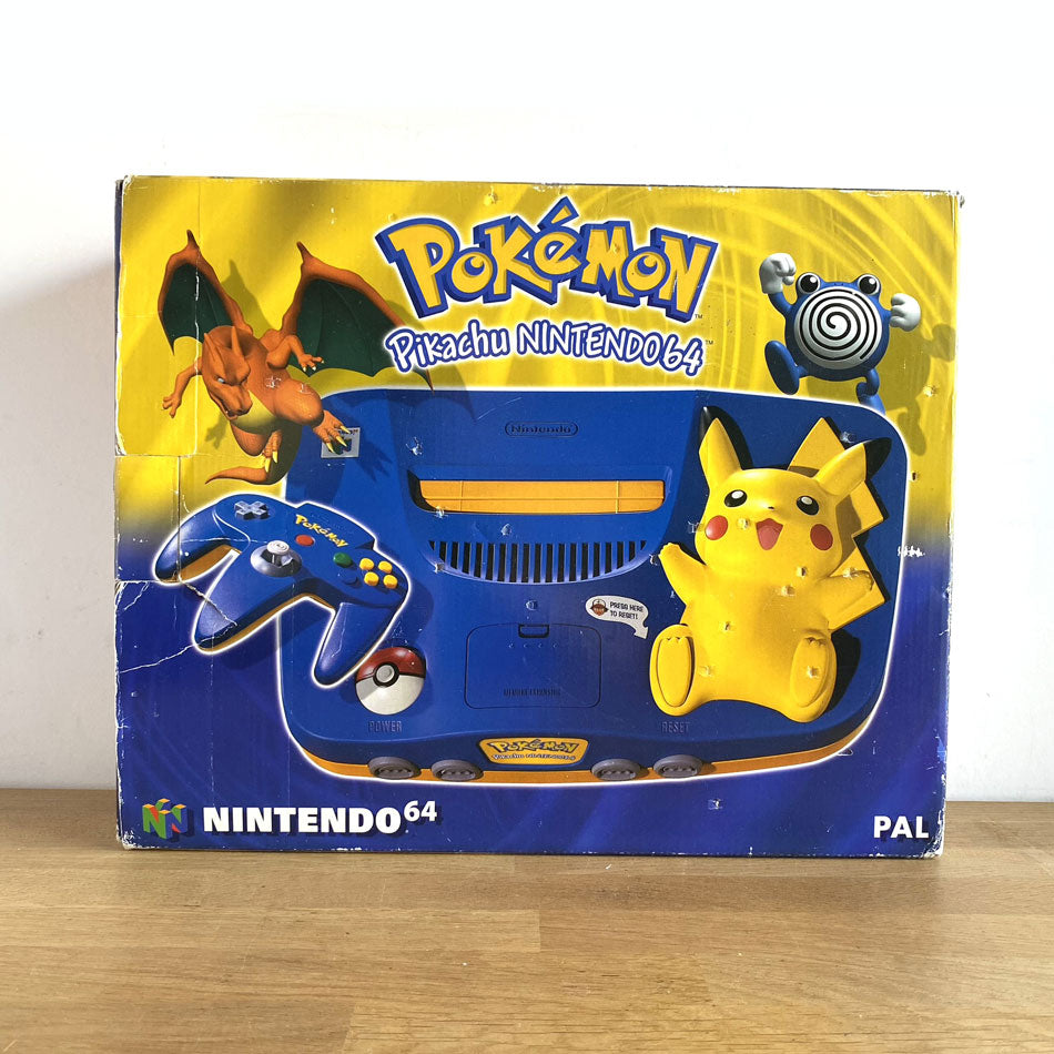 Console Nintendo 64 Pokemon Pikachu Special Edition (RARE)