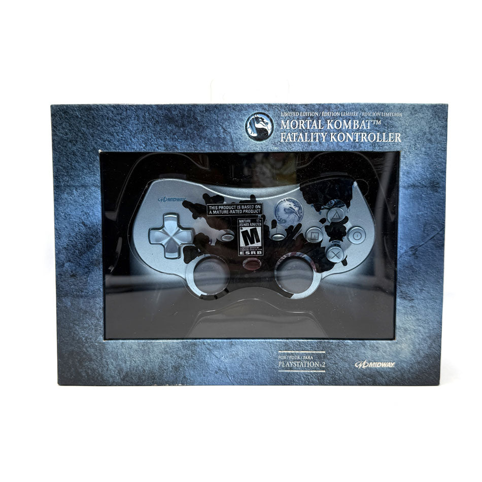 Manette Mortal Kombat Fatality Kontroller Sub-Zero Playstation 2 Edition Limitée